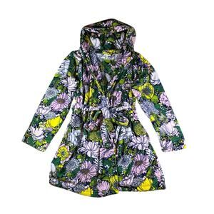 Vera Bradley Floral Bloom Hooded Fleece Robe - 2/3XL